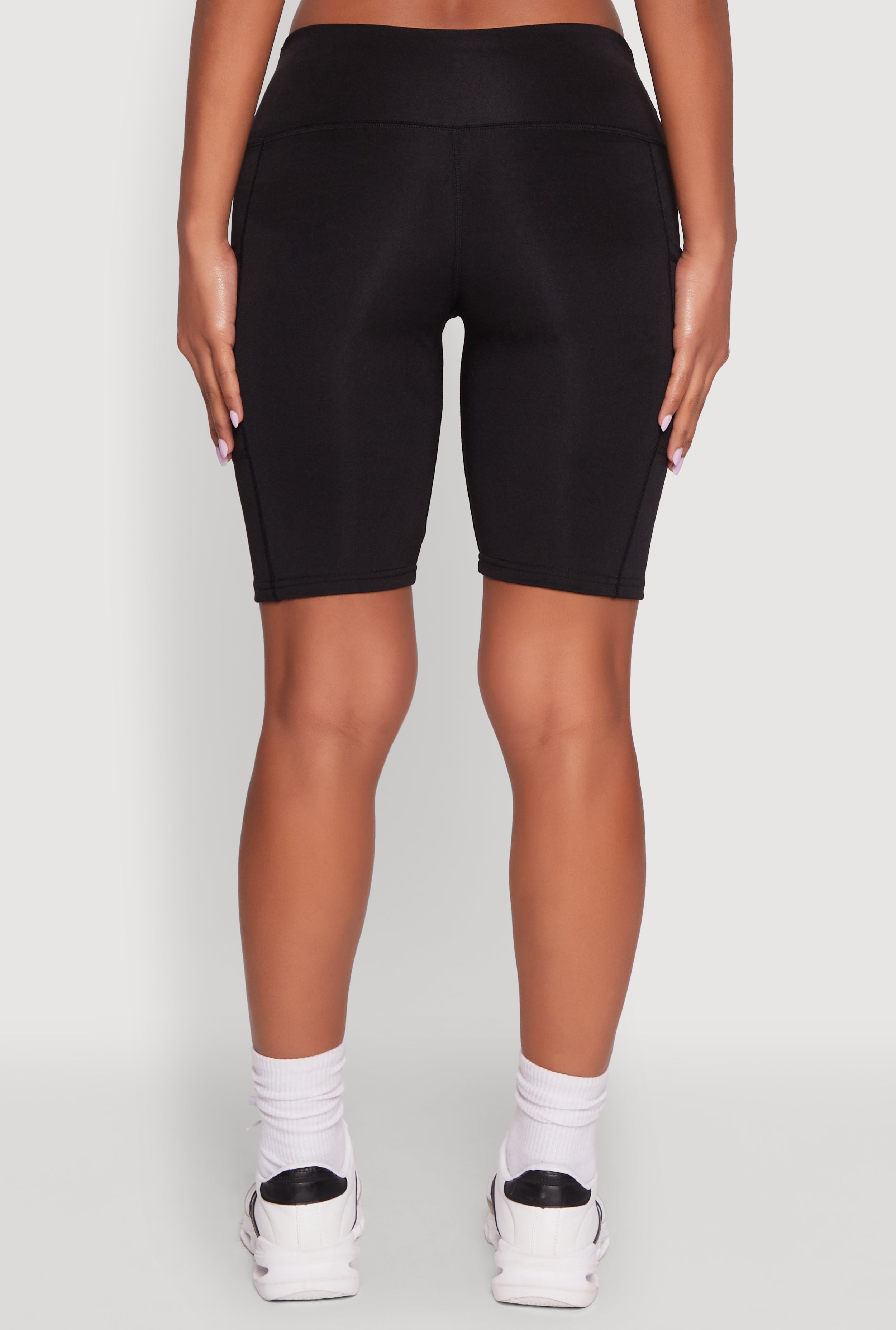 Stylish Bike Shorts with Tummy Tucker and Side Pockets