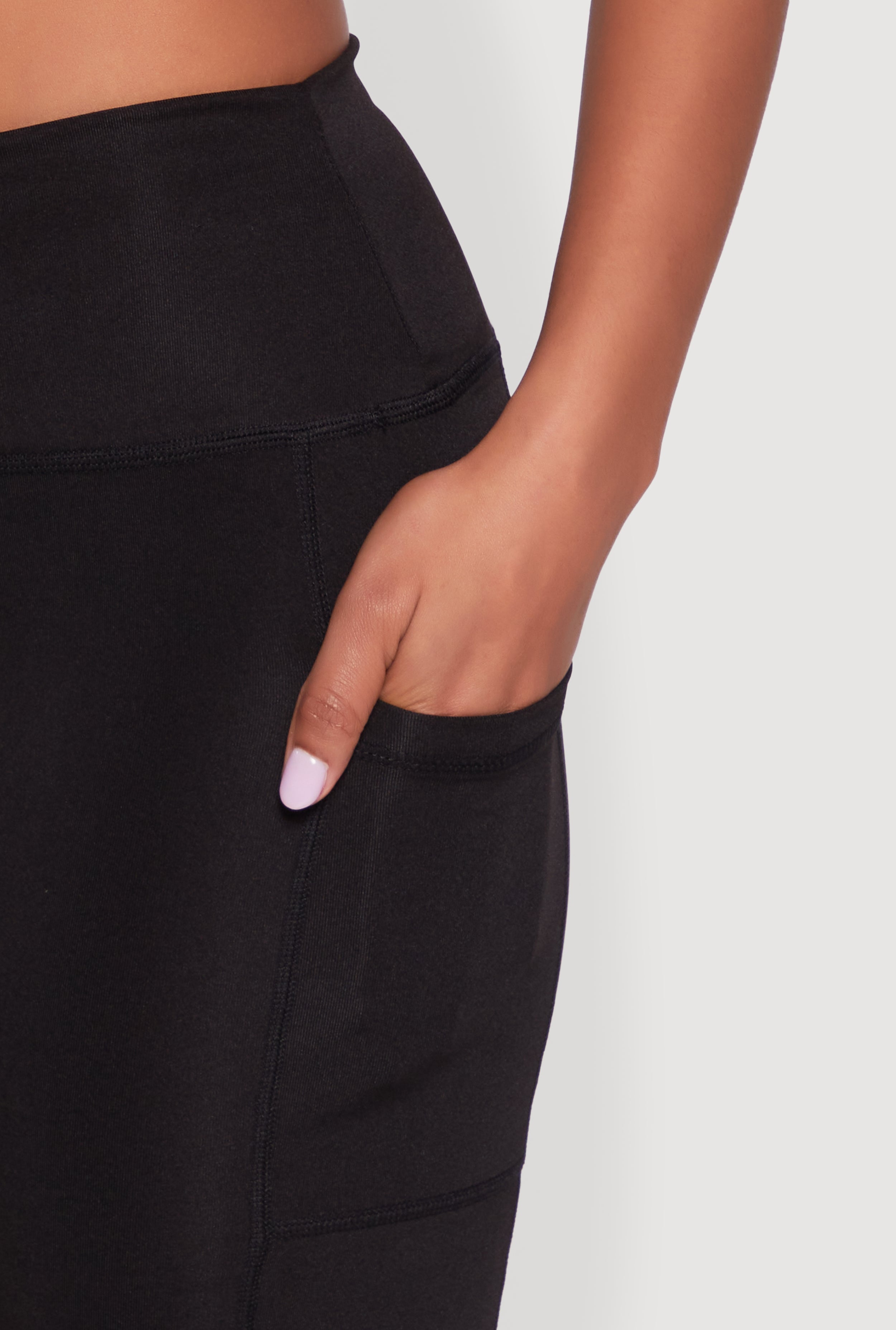 Stylish Bike Shorts with Tummy Tucker and Side Pockets
