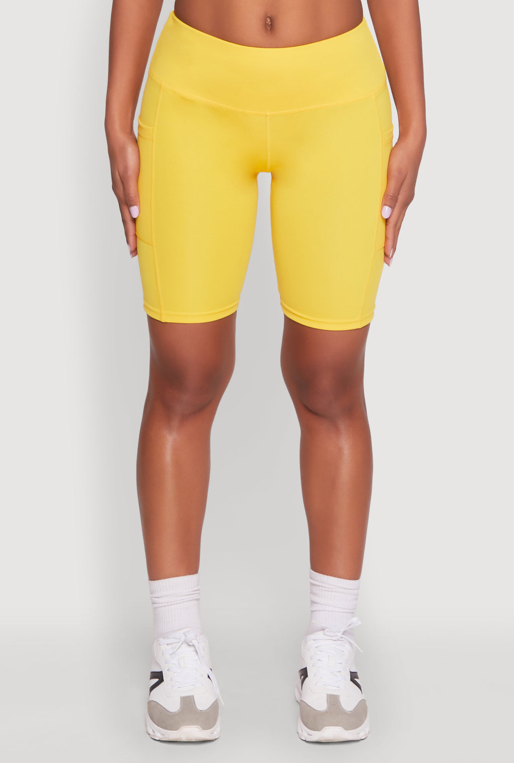 Stylish Bike Shorts with Tummy Tucker and Side Pockets