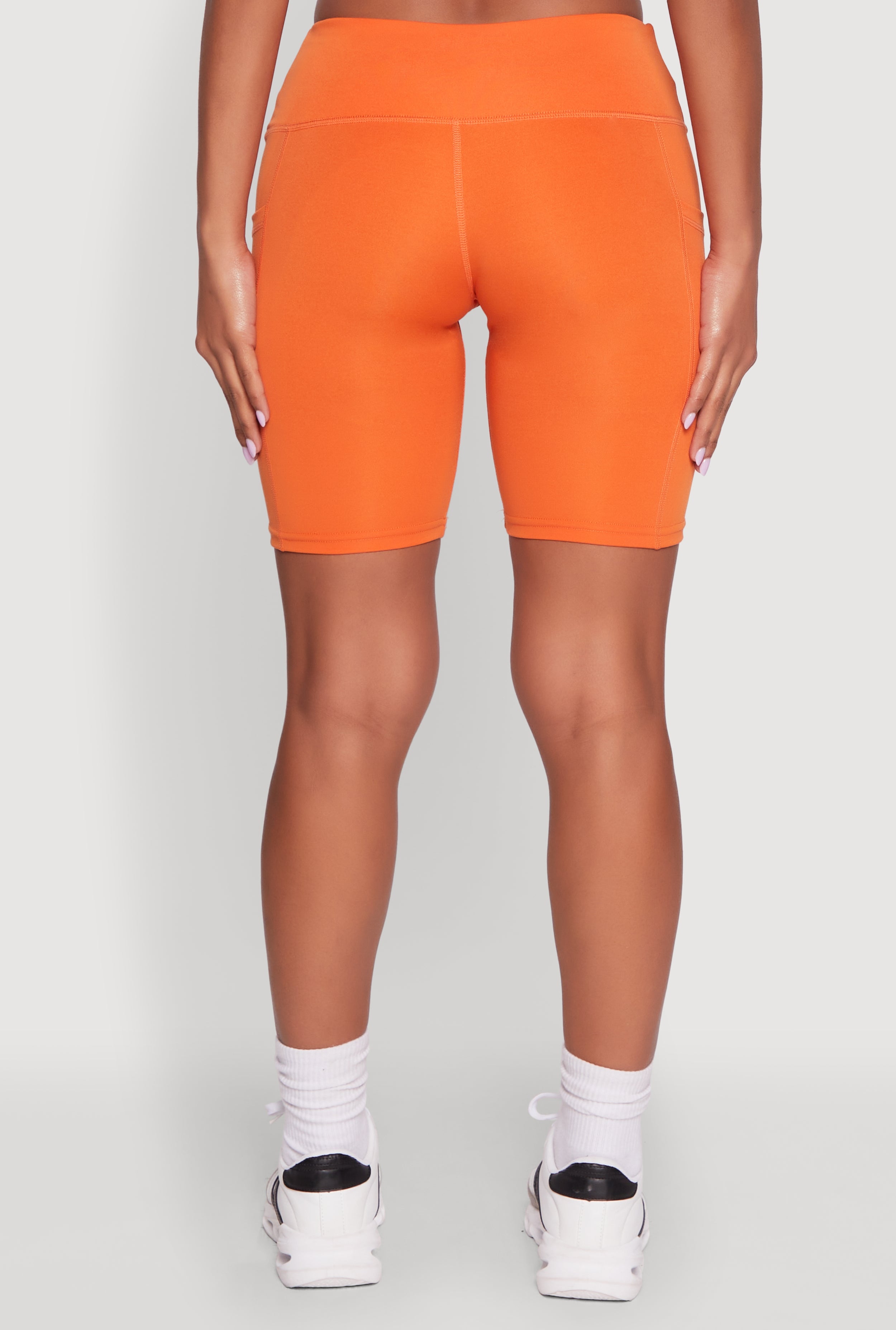 Stylish Bike Shorts with Tummy Tucker and Side Pockets