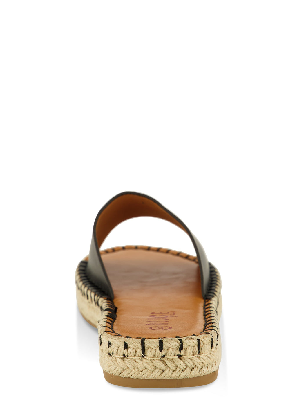 Espadrille Trim Slide Sandals
