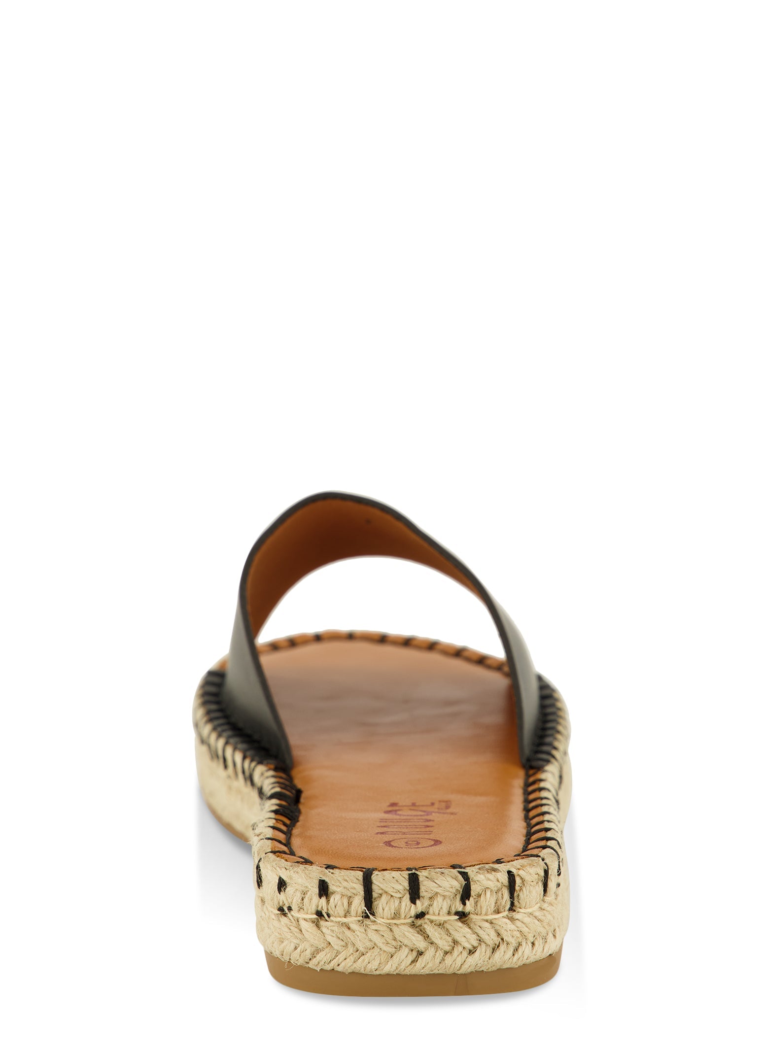 Espadrille Trim Slide Sandals