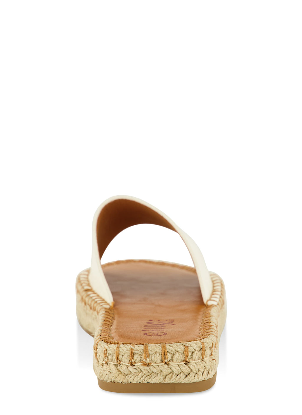 Espadrille Trim Slide Sandals