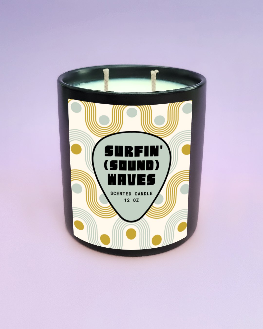 Surfin' (Sound) Waves Candle