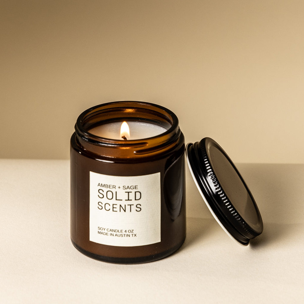 Amber + Sage Candle