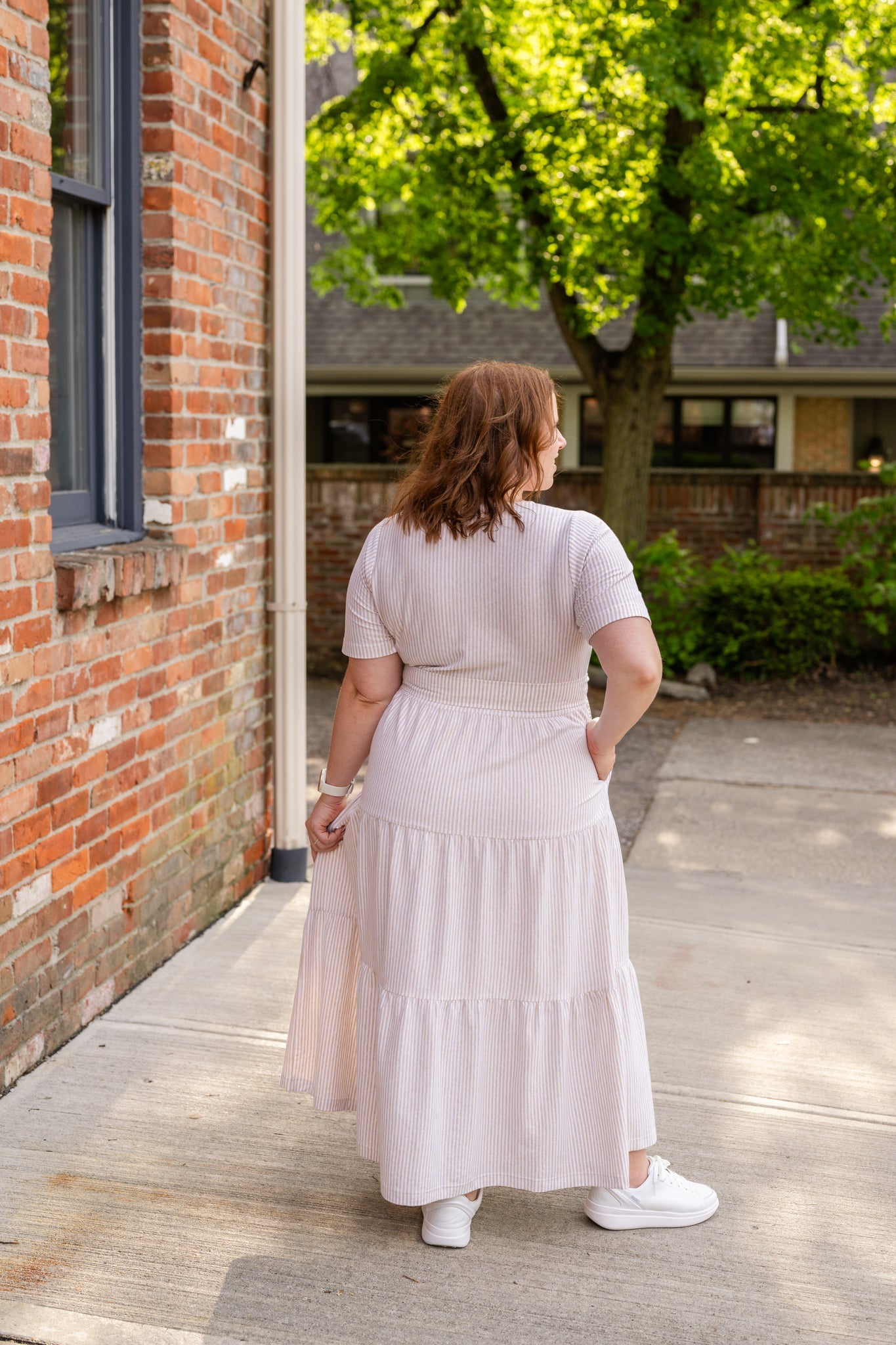 Elsa Tiered Midi Dress