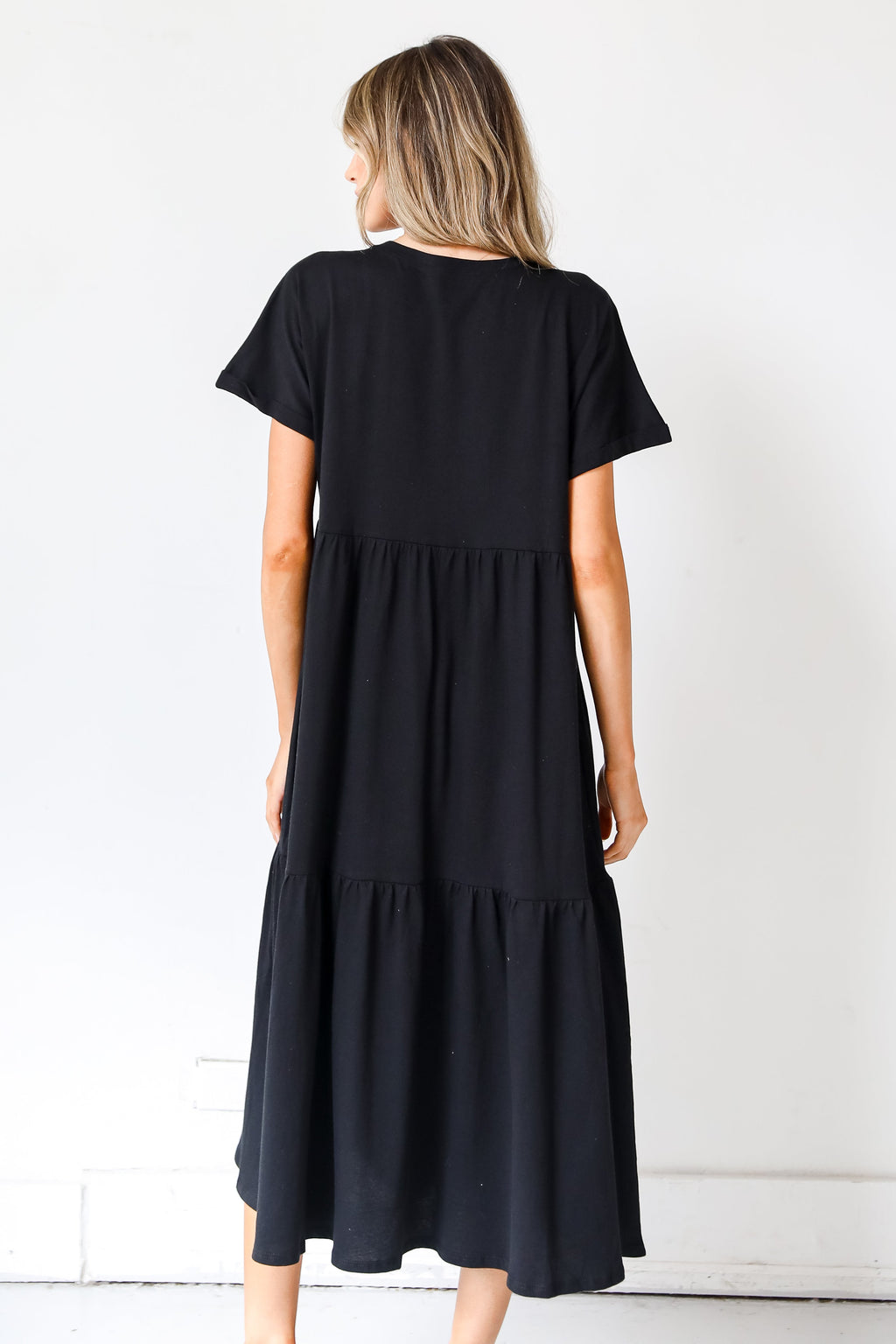 FINAL SALE - Sweeter Vibes Tiered Midi Dress