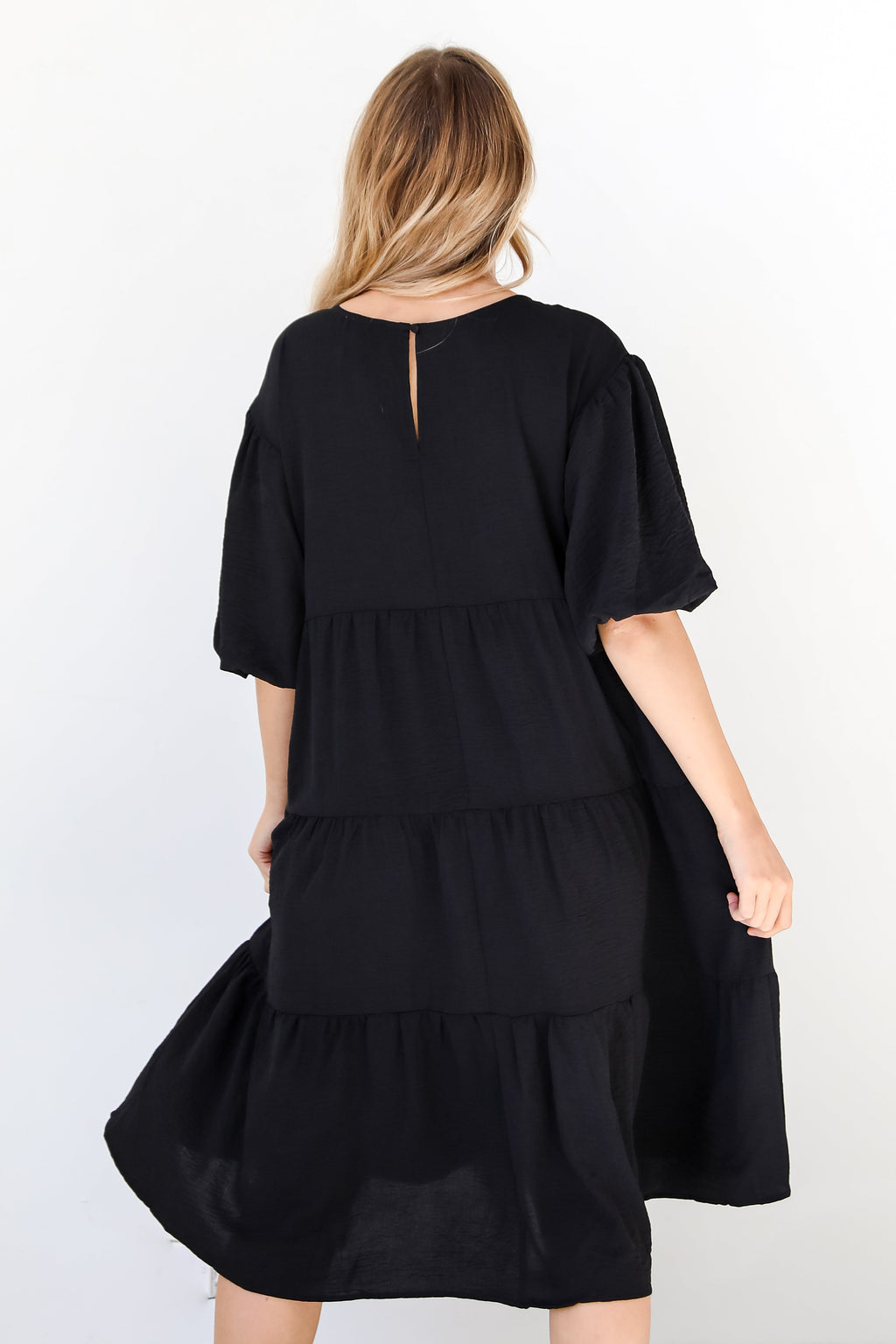 Promise Of Forever Tiered Midi Dress