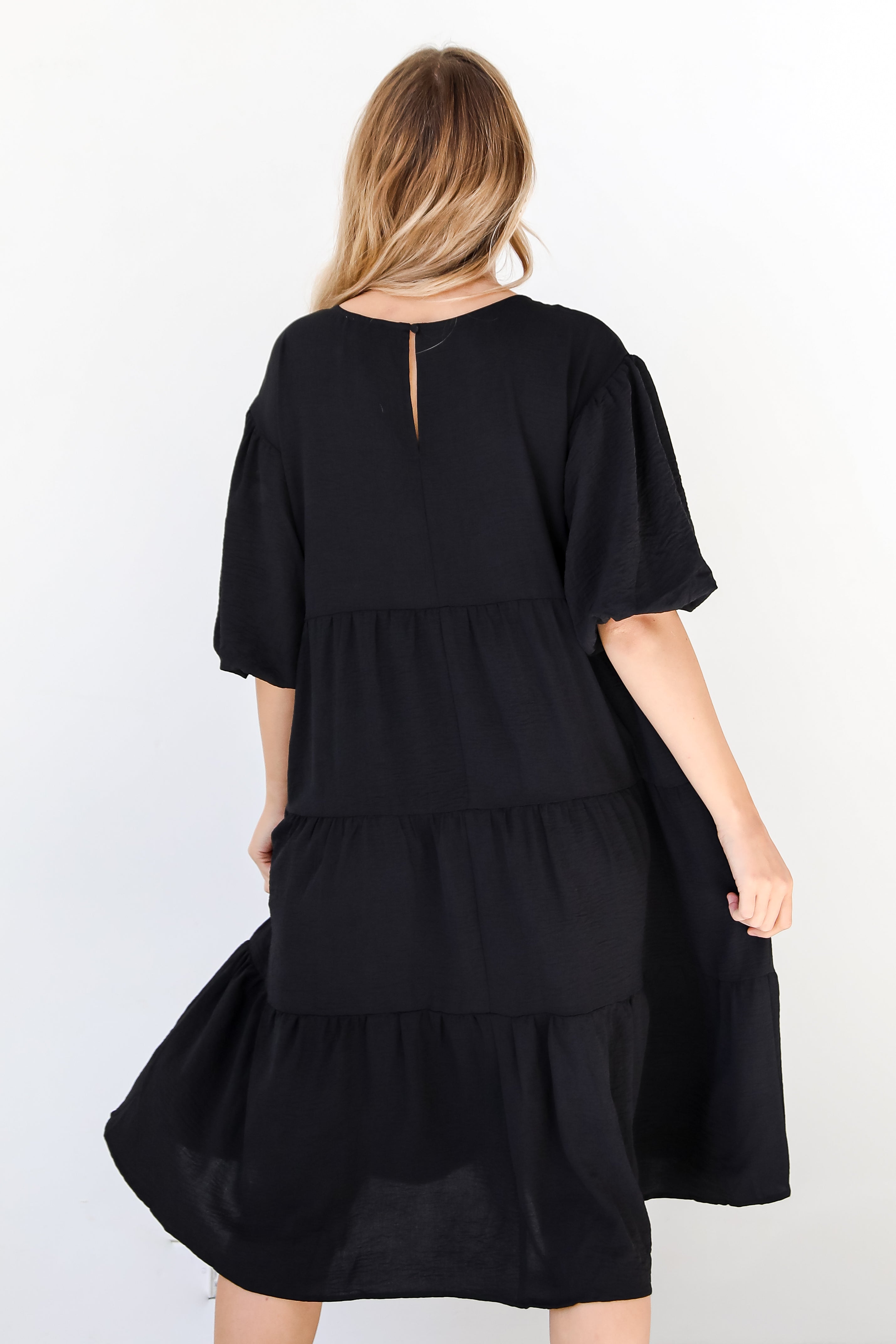 Promise Of Forever Tiered Midi Dress
