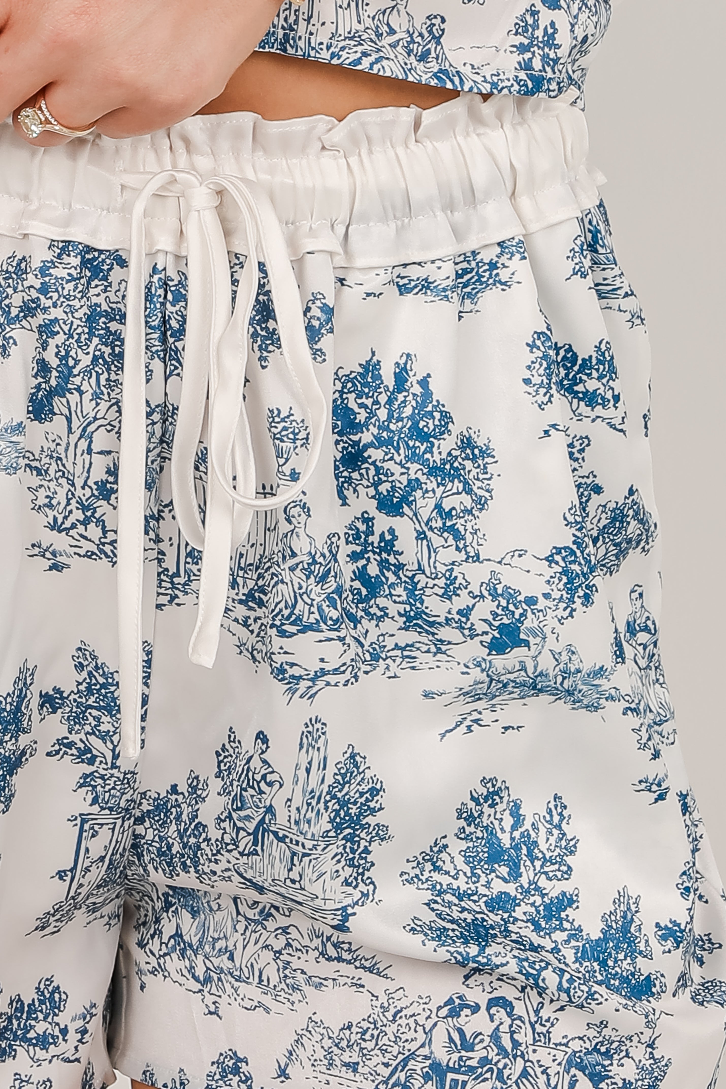 FINAL SALE - Dreamy Days Blue Pajama Shorts