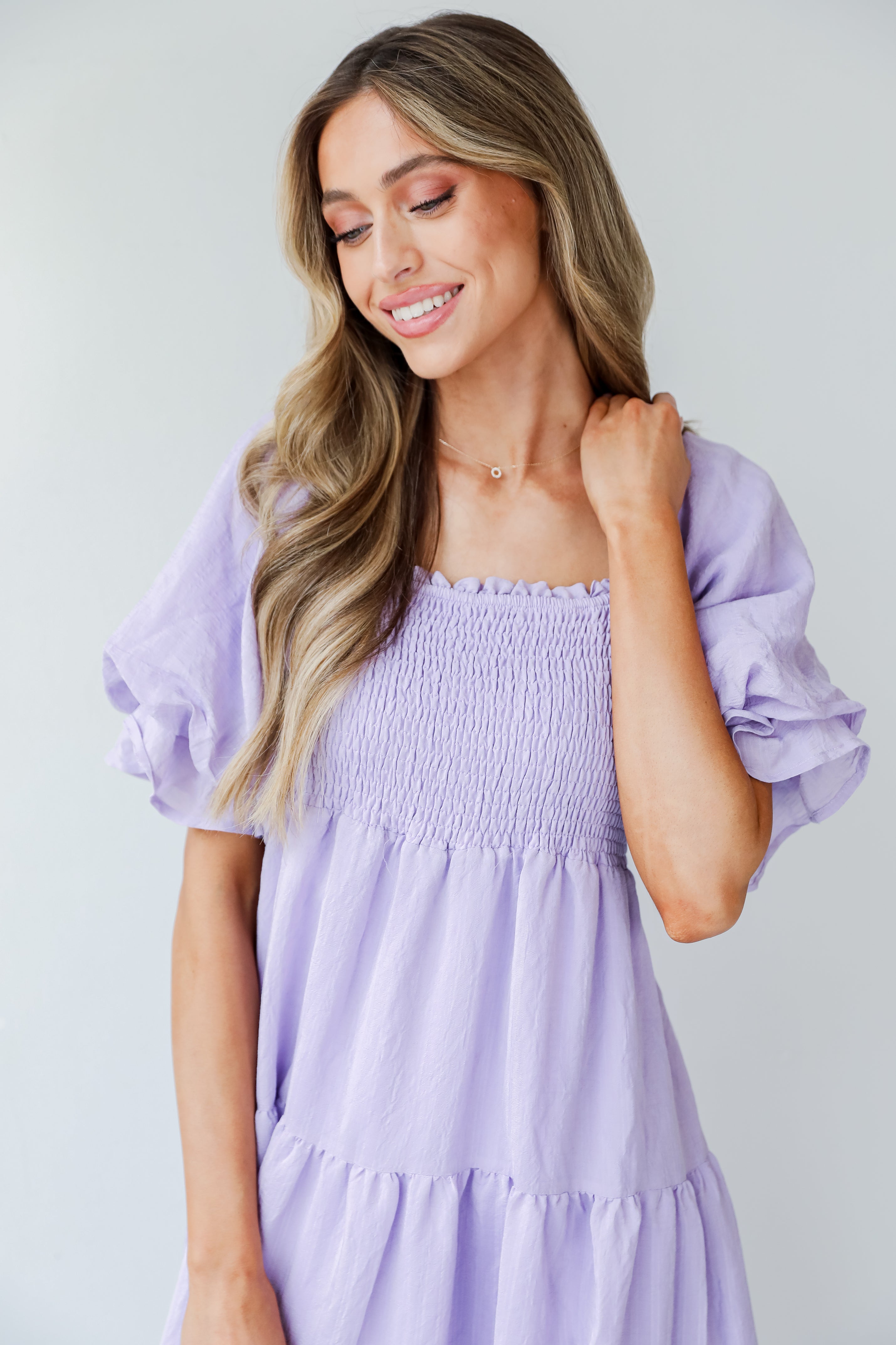 Lovely Sweetheart Tiered Midi Dress